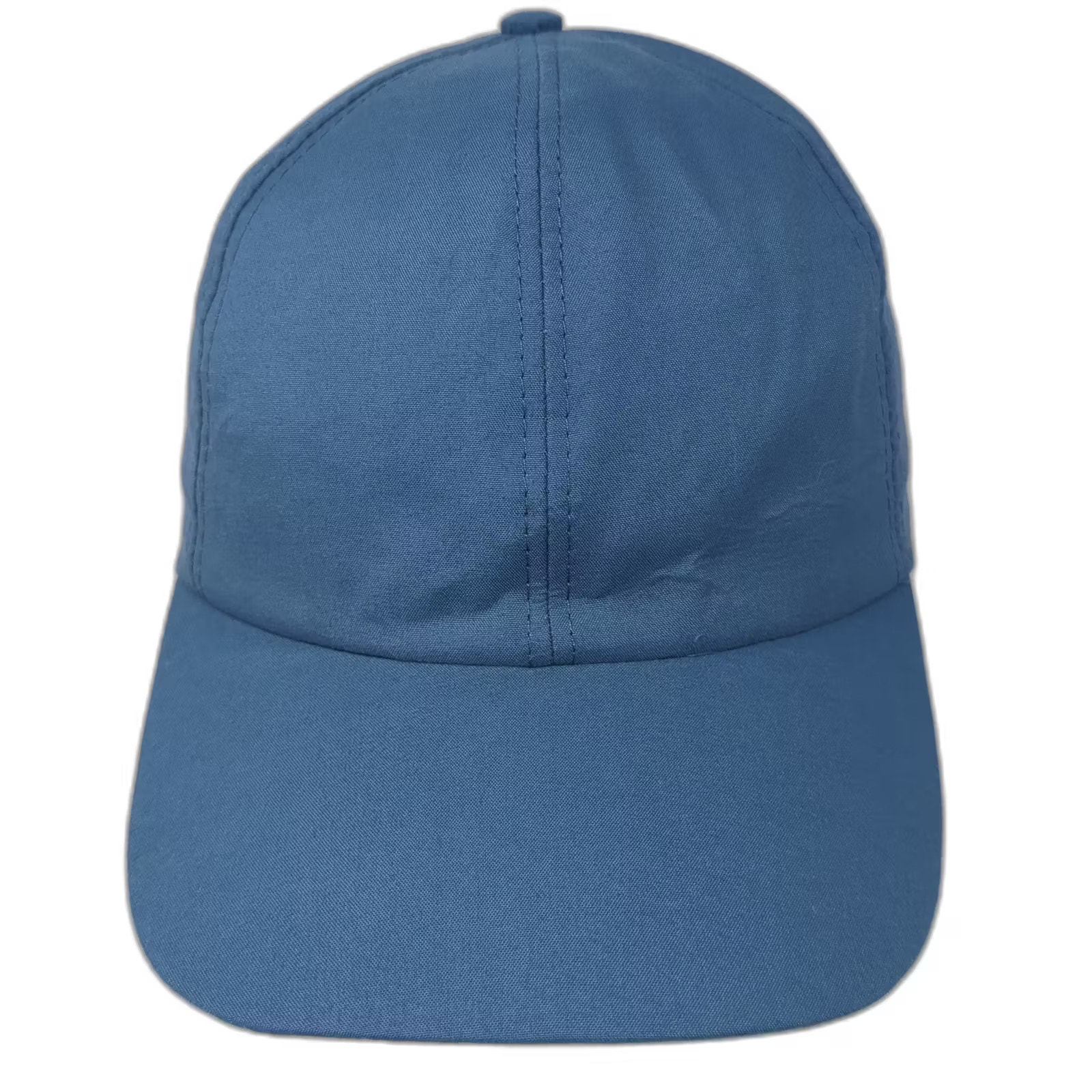 Blue Baseball Cap Strapback Hat Os Adjustable Brown Pony Embroidered Twill